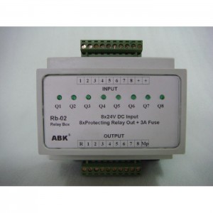 Relay Box with 8 outputs