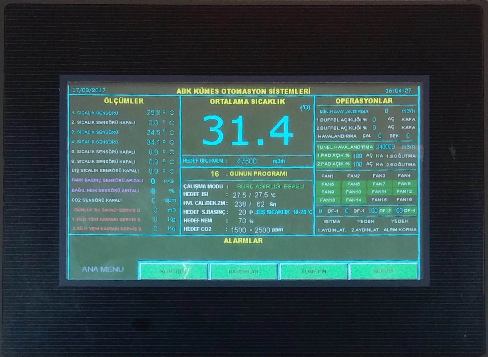 ABK2700 Tavukhane İklimlendirme Kontrolörü